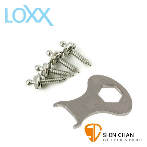 LOXX S-N-4-16MM 銀色 鍍鉻 安全背帶扣 四入裝 德國製【SN416MM】