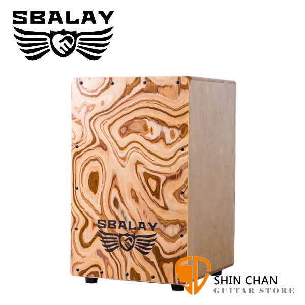 SBALAY SCJ-HPL1 木箱鼓 附原廠雙肩背袋/防滑座墊 原廠公司貨