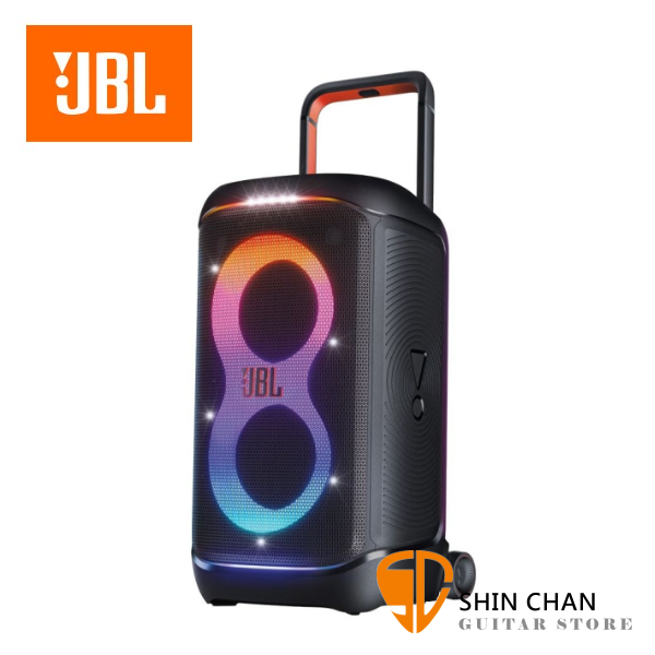 JBL PartyBox 520 可攜式400W派對藍芽喇叭 / 可伸縮把手和滾輪 / 自適應燈光秀 / 防潑水 台灣公司貨