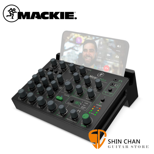 Mackie MobileMix 行動裝置設計 8軌混音器 內建幻象電源與Rever 台灣公司貨