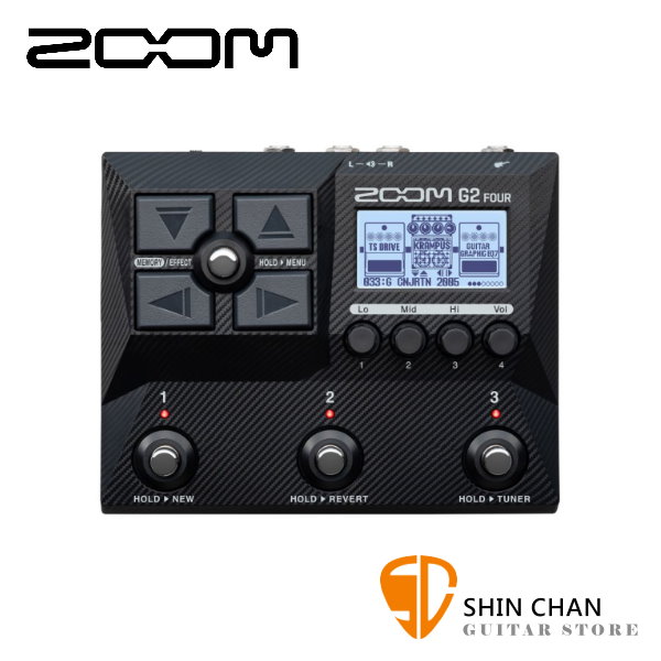 ZOOM G2 FOUR 電吉他綜合效果器 原廠公司貨 一年保固【Guitar Effects Pedal】