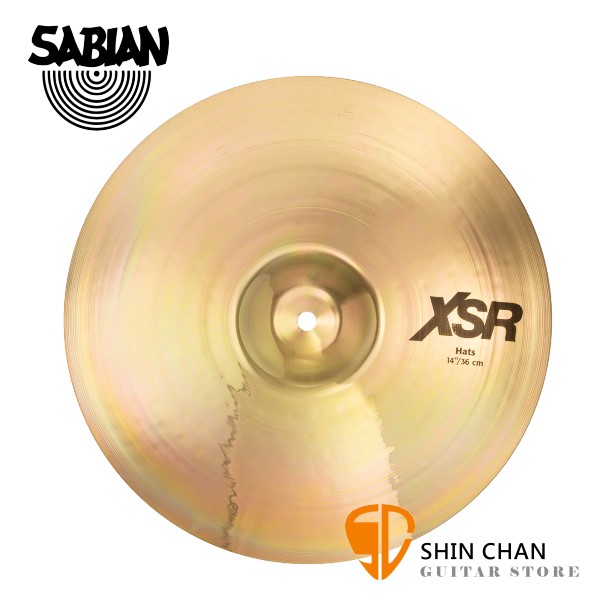 Sabian 14吋 XSR Hats Cymbal 樂隊銅鈸【型號:XSR1402B】