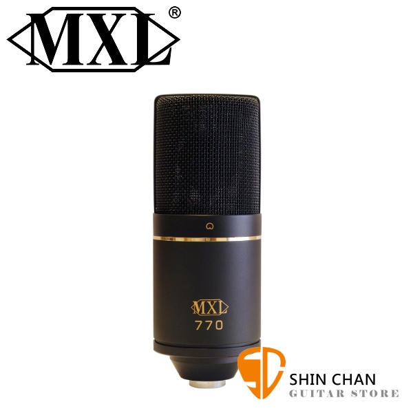 美國品牌 MXL 770 電容式麥克風 心形指向【含避震架/攜行盒】