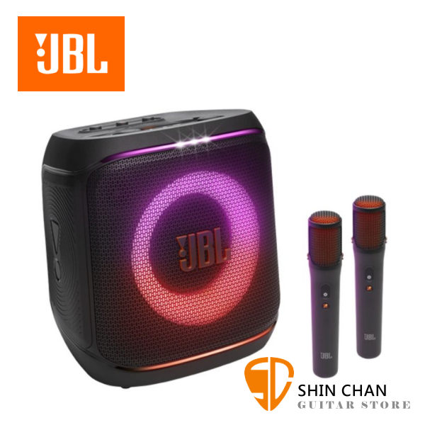 JBL Partybox Encore 2 Plus 可攜式派對燈光 / 無線藍牙喇叭 EasySing AI 去人聲 / 附2支無線麥克風 台灣公司貨