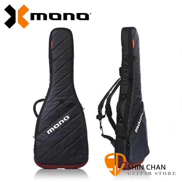 美國 MONO M80系列 Vertigo 電吉他袋 / 灰色紅底 軍事化防震防潑水等級 M80-VEG-GRY