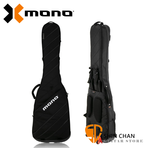 美國 MONO M80系列 Vertigo Ultra 電貝斯袋 附輪 / 黑色 軍事化防震防潑水等級 M80-VEB-ULT-BLK