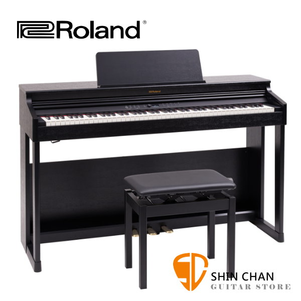 Roland RP701 電鋼琴 88鍵 / 滑蓋式 黑色 附原廠琴架 踏板 可調整高度琴椅【台灣樂蘭公司貨/兩年保固】