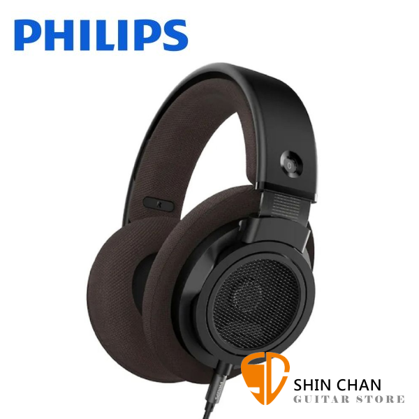 Philips 飛利浦 SHP9500CY 百年經典復古造型Hi-Fi有線耳罩式耳機/50mm鈷磁石驅動單體 台灣公司貨