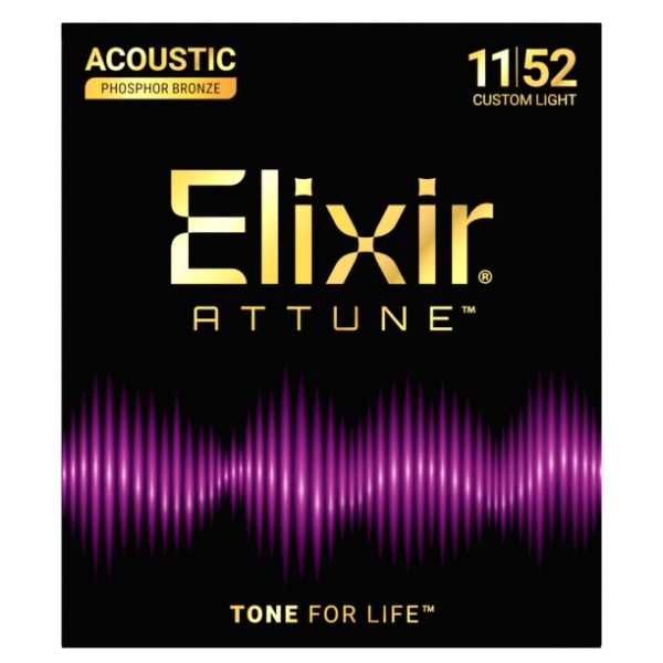 Elixir頂級民謠弦- 磷青銅民謠吉他弦（21027）（.011-.052）【Elixir進口弦專賣店/木吉他弦】