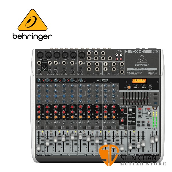 Behringer 耳朵牌 XENYX QX1832USB 18軌混音器【內建效果器/USB介面/原廠公司貨保固】