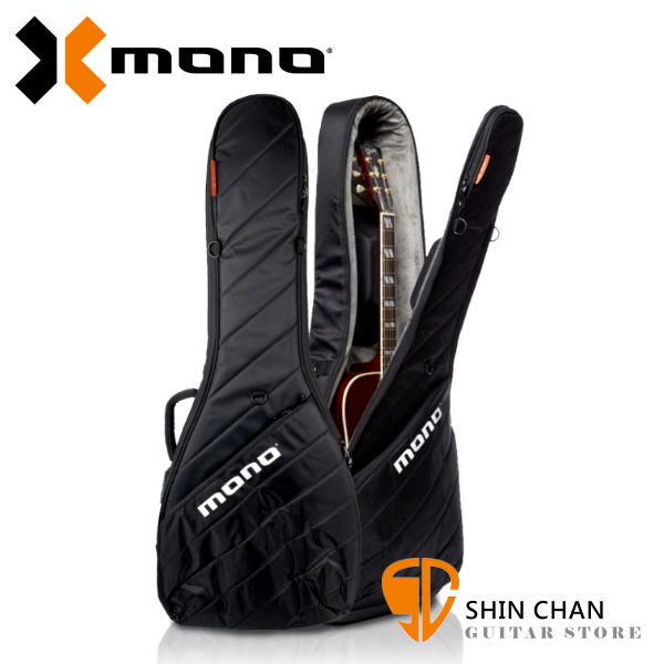 MONO M80 Vertigo 木吉他袋 41吋 D桶 / 黑色灰底 軍事化防震防潑水 M80-VAD-BLK