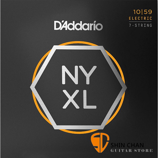 美國 DAddario NYXL-1059 (10-59) 7弦電吉他弦【NYXL1059/吉他弦專賣店/DAddario】