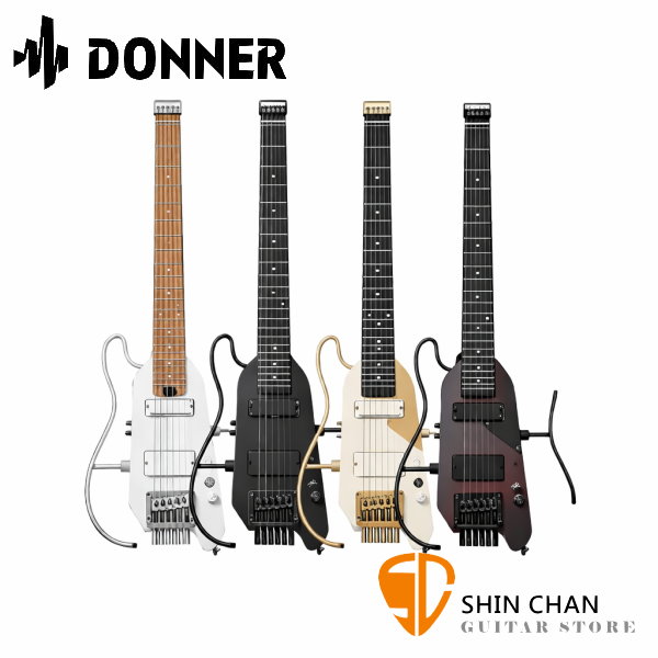 Donner HUSH-X PRO 靜音電吉他 靜音旅行吉他 旗艦款 DXP 系統/藍牙錄音/行動練習 HUSHXPRO 【附原廠琴袋】