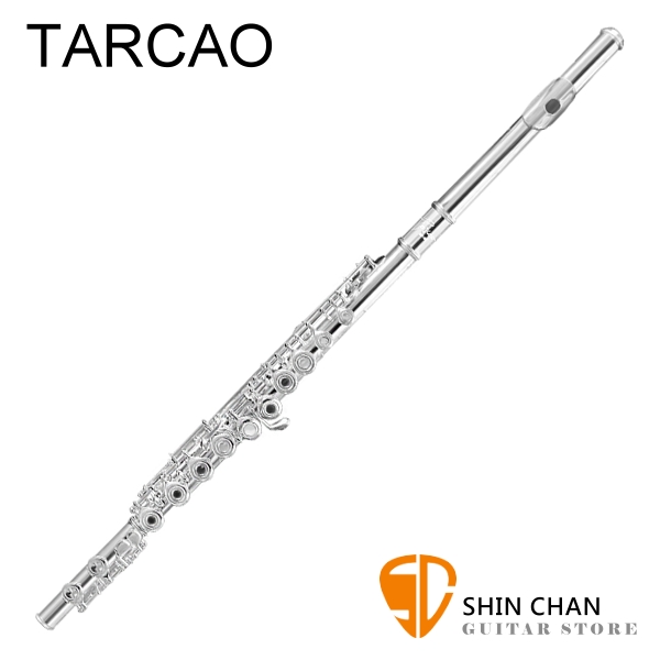 TARCAO BFL-108 鍍銀長笛 開孔+E鍵 公司貨保固一年（贈硬盒、袋子）