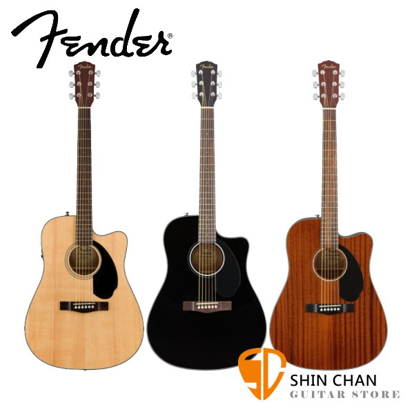 Fender CD-60SCE 面單板 切角 可插電 木吉他/民謠吉他▹另贈多樣好禮【CD60SCE】