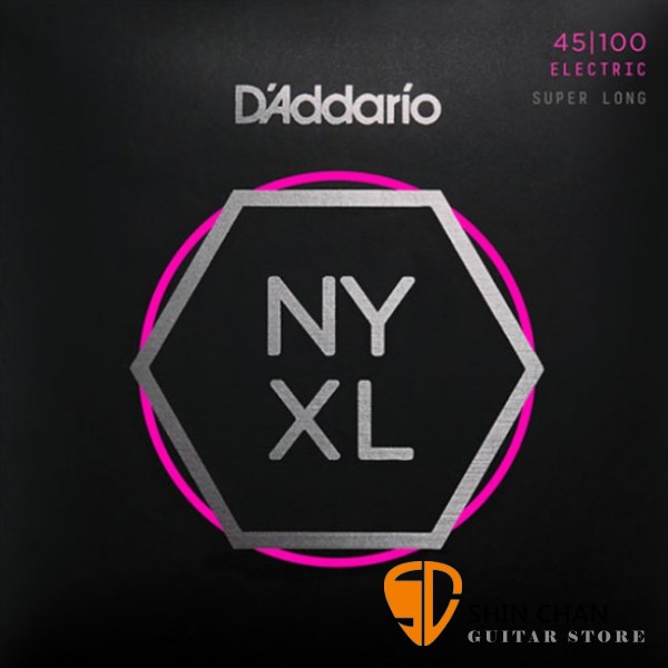 美國 DAddario NYXL45100SL 貝斯弦 加長款 (45-100)【NYXL-45100SL/Bass弦專賣店】