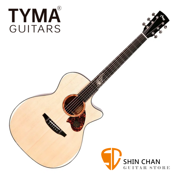  TYMA TG5 Pro 雀影 西提卡雲杉面單板 / GA桶 切角民謠吉他 TG-5 PRO 附贈原廠琴袋