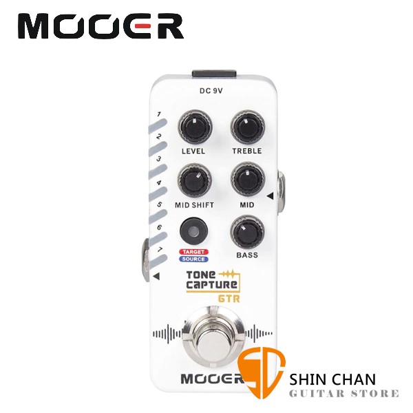 Mooer M701 吉他音色取樣效果器【Tone Capture GTR/音色捕捉/原廠公司貨一年保固】