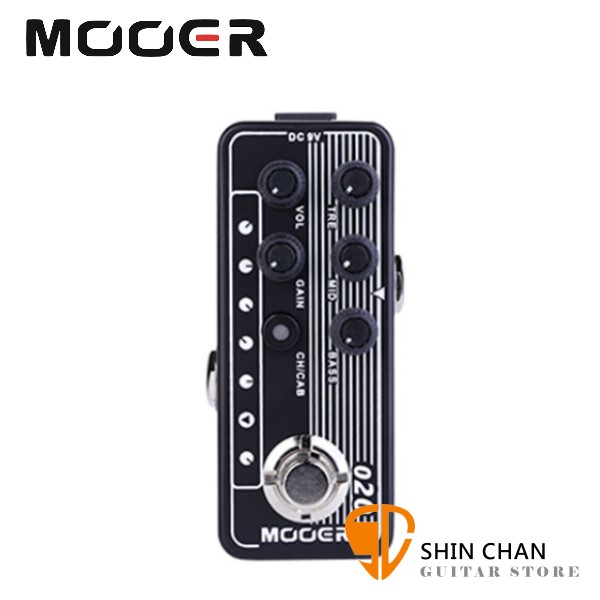 Mooer 020 BLUENO 迷你音箱前級模擬效果器【Micro Preamp】