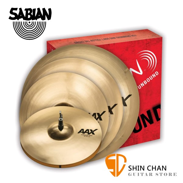 Sabian 5片套裝銅鈸 AAX X-Plosion SET 套鈸 內贈18吋 Crash【型號:2500587XPB】
