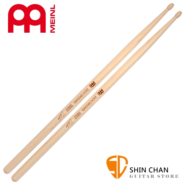Meinl Zack Grooves 聯名鼓棒 – SB606 山核桃木 德國製