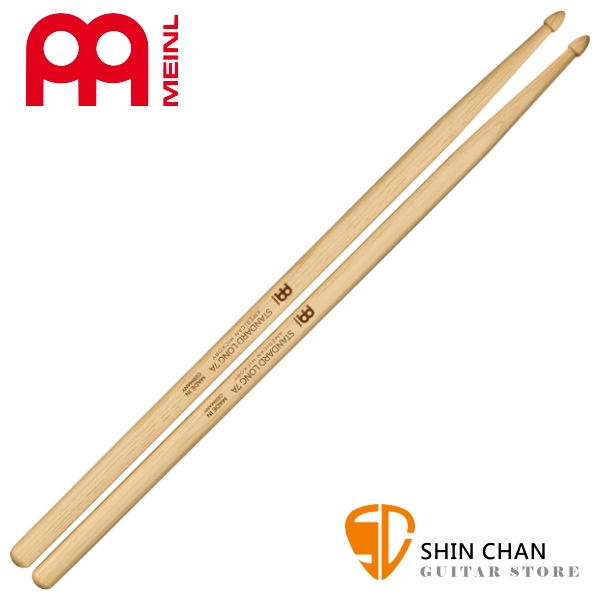 Meinl Drumsticks Standard Long 7A – SB121 美國山胡桃木 鼓棒
