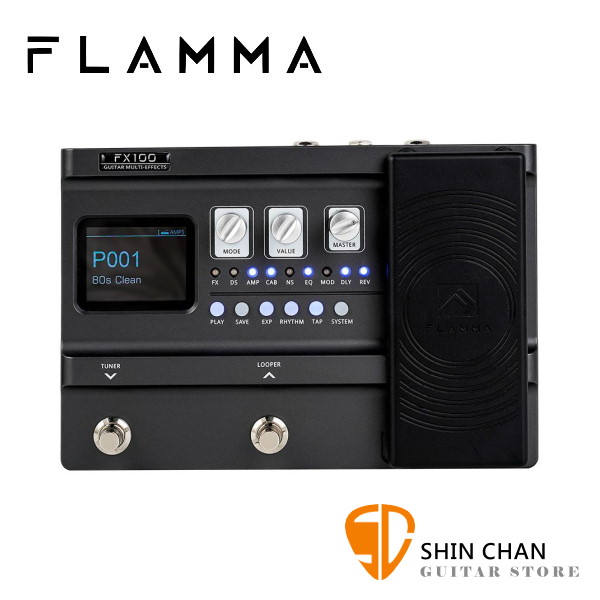 Flamma FX100 綜合效果器【吉他/電吉他/IR支援/FX-100】