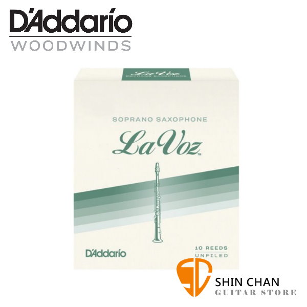 竹片&#9658;美國 RICO La Voz 高音 薩克斯風竹片  Medium Soft (2號)  Soprano Sax (10片/盒)