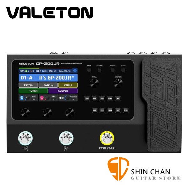 Valeton GP200JR 綜合效果器 附變壓器【原廠公司貨/一年保固】