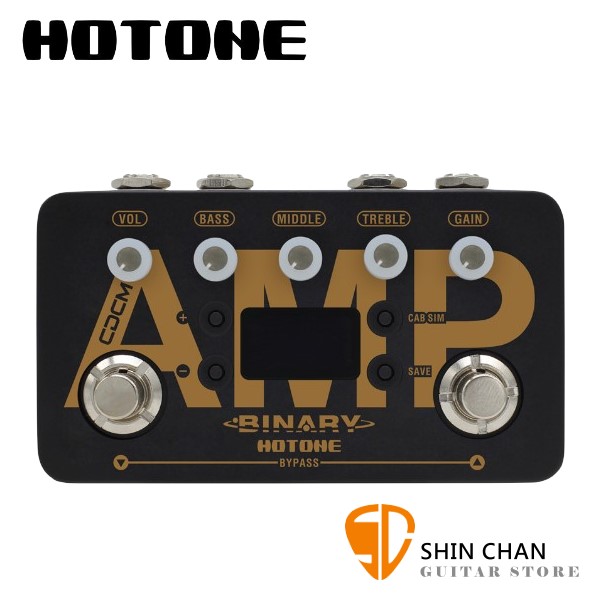 Hotone Binary Amp 前級模擬擴大效果器【原廠公司貨/一年保固】