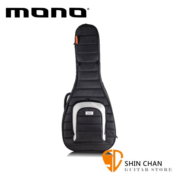 mono吉他袋►美國MONO M80系列 Guitar Hollow 黑色-雙支電吉他袋-軍事化防震防潑水等級（M80-2H-BLK）