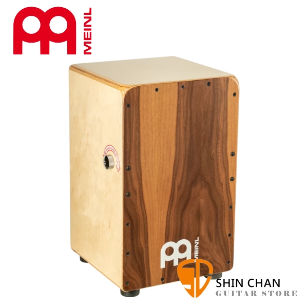 德國品牌 MEINL SCP100WN 木箱鼓 CAJON 胡桃木 內建響線:可調式小鼓響線【Snarecraft Professional Series Cajon】