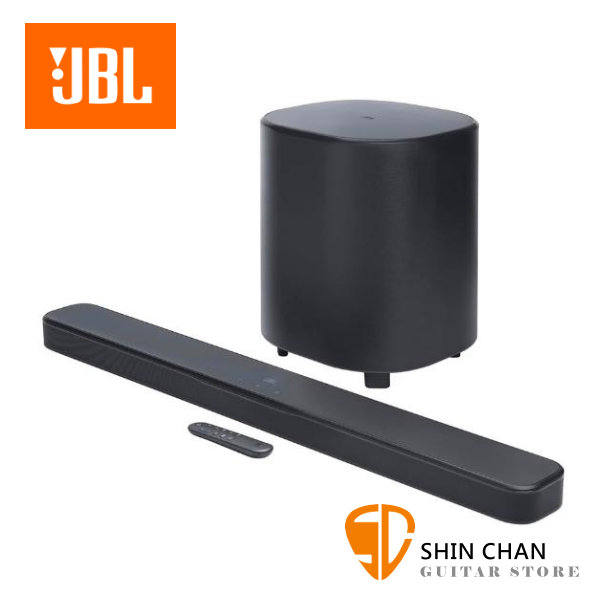 JBL BAR 500 MK2 5.1聲道家庭劇院喇叭/750瓦/10吋無線重低音 黑色 台灣公司貨