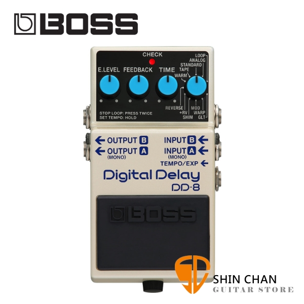 Boss DD-8 數位延遲效果器【Digital Delay/DD8/經典延遲/五年保固】