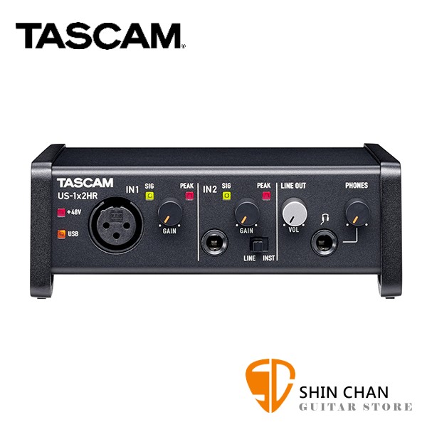 Tascam US-1x2HR USB錄音介面 原廠公司貨