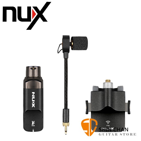 NUX B-6 無線麥克風系統 / 薩克斯風、小號、長號皆可用【B6/原廠公司貨一年保固】