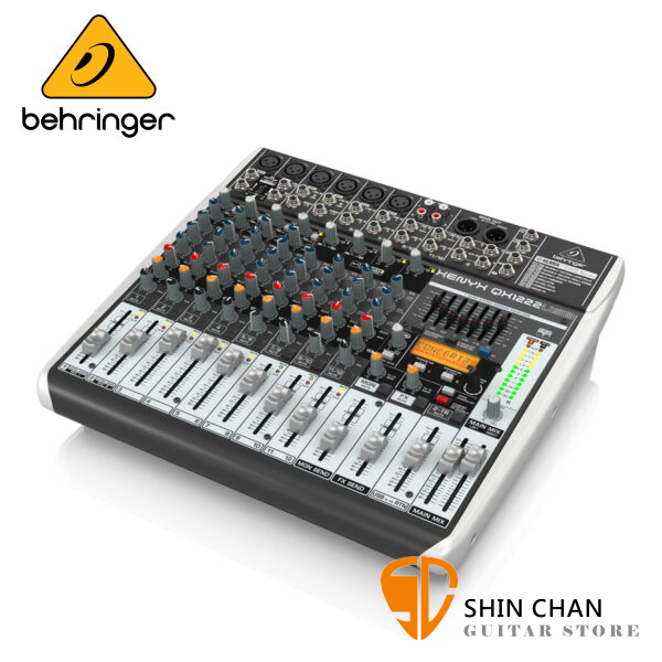 德國 Behringer XENYX QX1222USB 12軌 混音器 / 耳朵牌 台灣公司貨