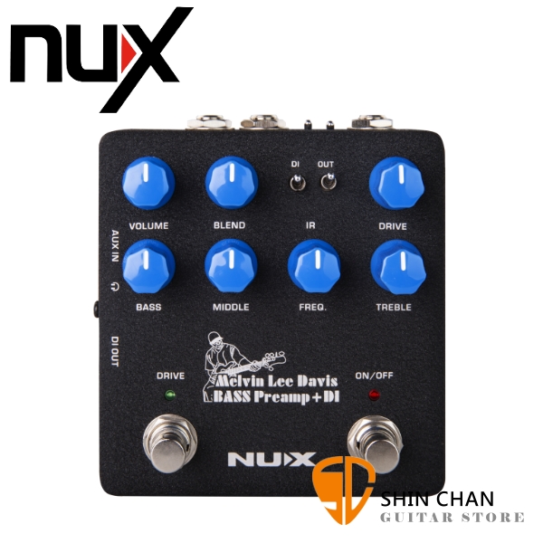 Nux MLD Bass Preamp DI 貝斯前級效果器【Melvin Lee Davis / NBP-5】