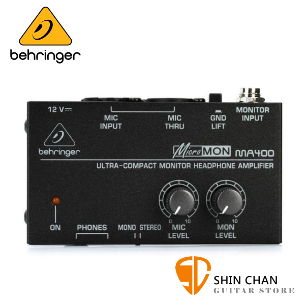 Behringer 耳朵牌 Micromon MA400 耳機擴大器 / 個人監聽耳機擴音器 台灣公司貨