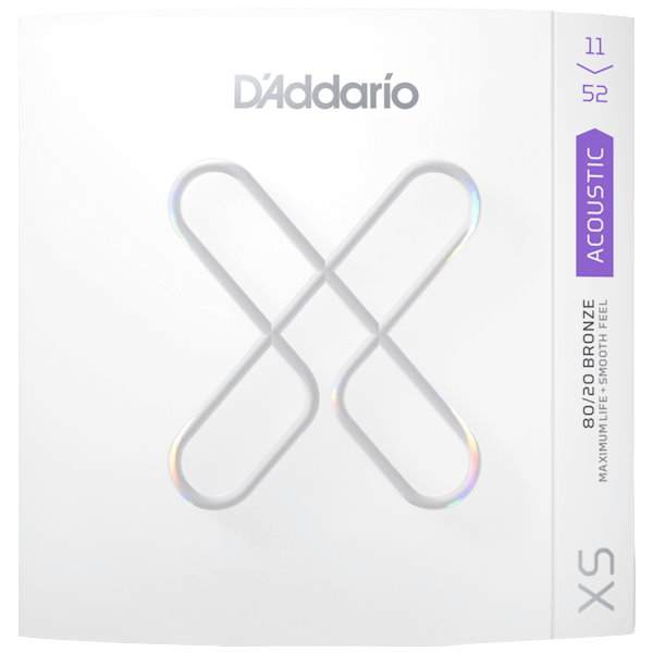 D'Addario XSABR1152 薄膜黃銅民謠弦 (11-52)【木吉他弦】