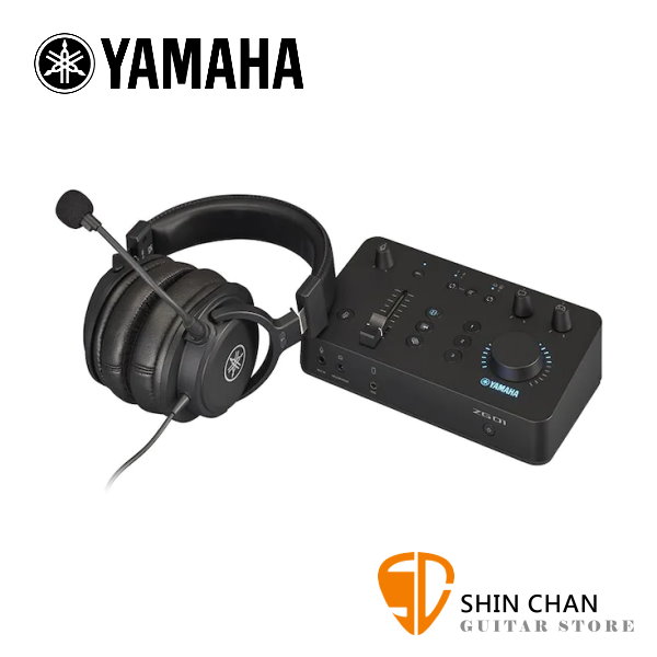 YAMAHA ZG01 Pack 遊戲直播混音器套裝組 內附YH-G01 頭戴式耳機