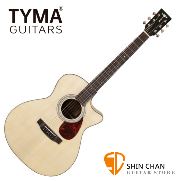 TYMA TG-12 雲杉木面單板 / GA桶 切角民謠吉他 TG12 附贈原廠琴袋