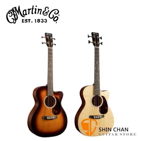 Martin 000CJR-10E BASS 38吋 全單板 可插電木貝斯 旅行貝斯 墨廠【000CJR10E BASS】原廠贈琴袋