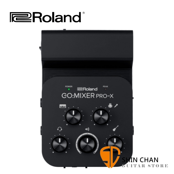 Roland 樂蘭 GO MIXER PRO-X 直播神器/網紅必備/手機行動裝置專用 支援電容式麥克風【iPhone/iPad/安卓適用/兩年保固】