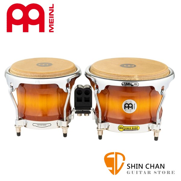 德國品牌 Meinl FWB400GAB 暹羅橡木 7吋 + 8.5吋 邦哥鼓/手鼓 Gold Amber Sunburst Bongos