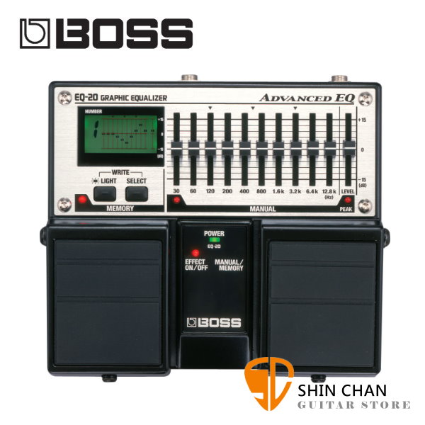 BOSS EQ-20 十段等化效果器 / 等化器 台灣公司貨/兩年保固