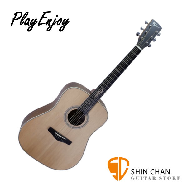 Playenjoy 享彈吉他 SODN 41吋 雲杉木面板 木吉他/民謠吉他 附贈原廠琴袋▹另贈多樣好禮