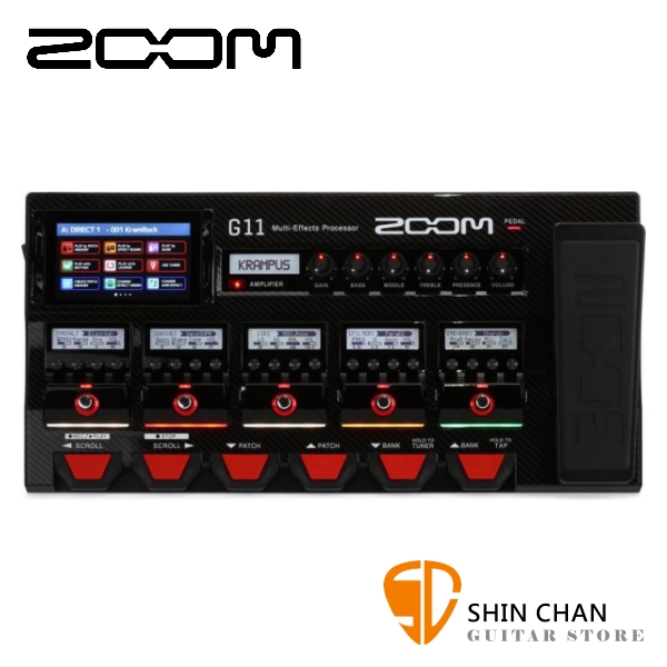 ZOOM G11 旗艦數位綜合效果器 原廠公司貨 一年保固