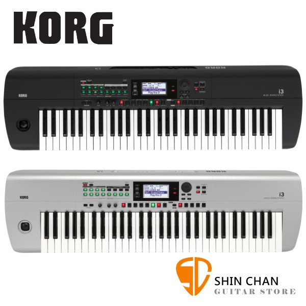 Korg i3 61鍵數位合成器/編曲工作站【原廠公司貨一年保固/具力度感應/Music Workstation/Korg-i3】