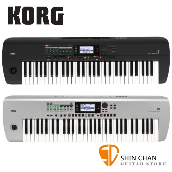 KORG i3 61鍵數位合成器/編曲工作站【原廠公司貨 2年保固 / 具力度感應/Music Workstation/Korg-i3】